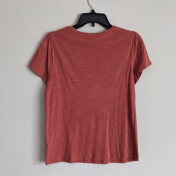 Nine West pink Petal Sleeve short sleeve T-shirt in a size Small - Picture 3 of 6